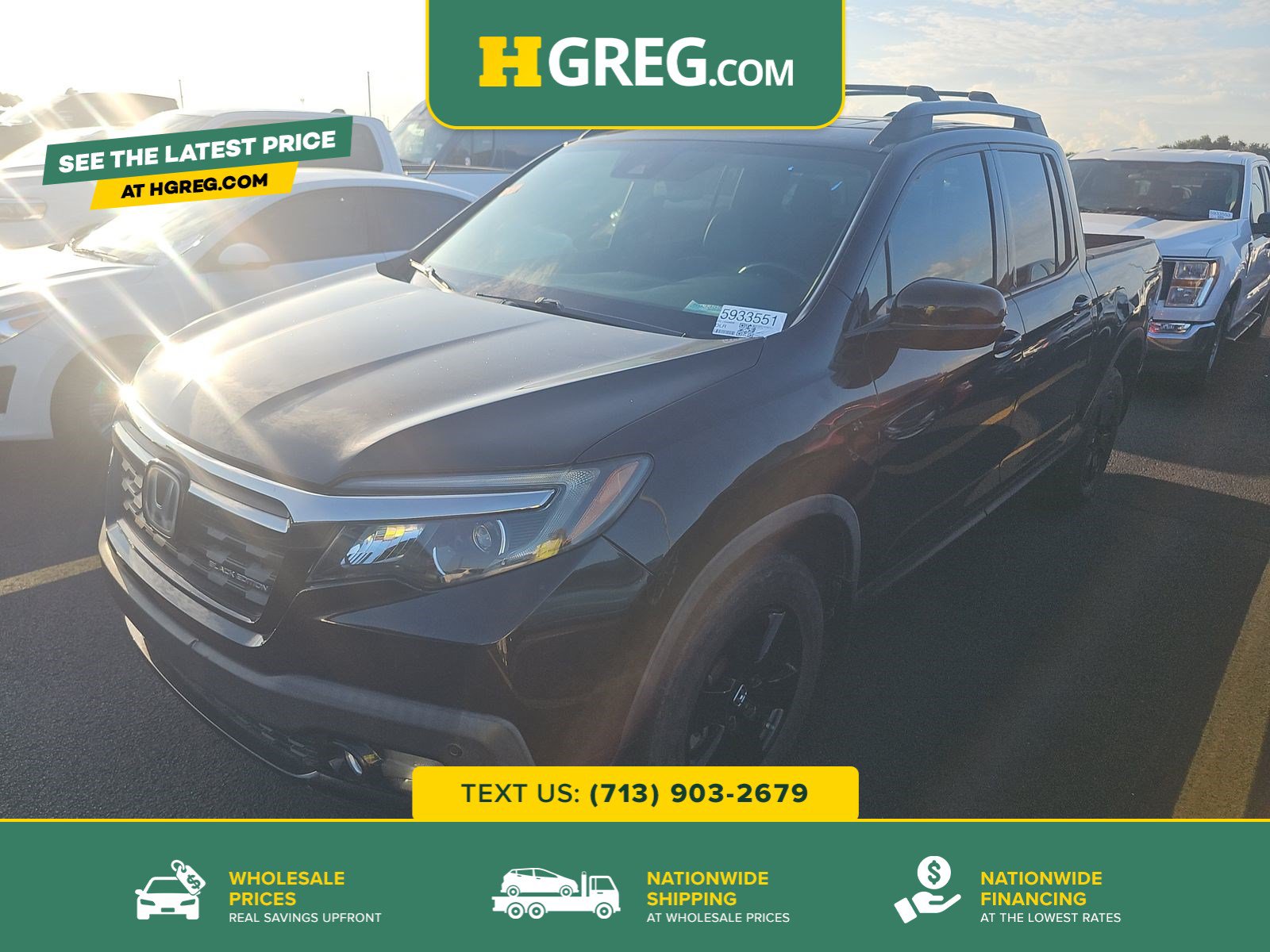 Used 2020 Honda Ridgeline Black Edition image 1