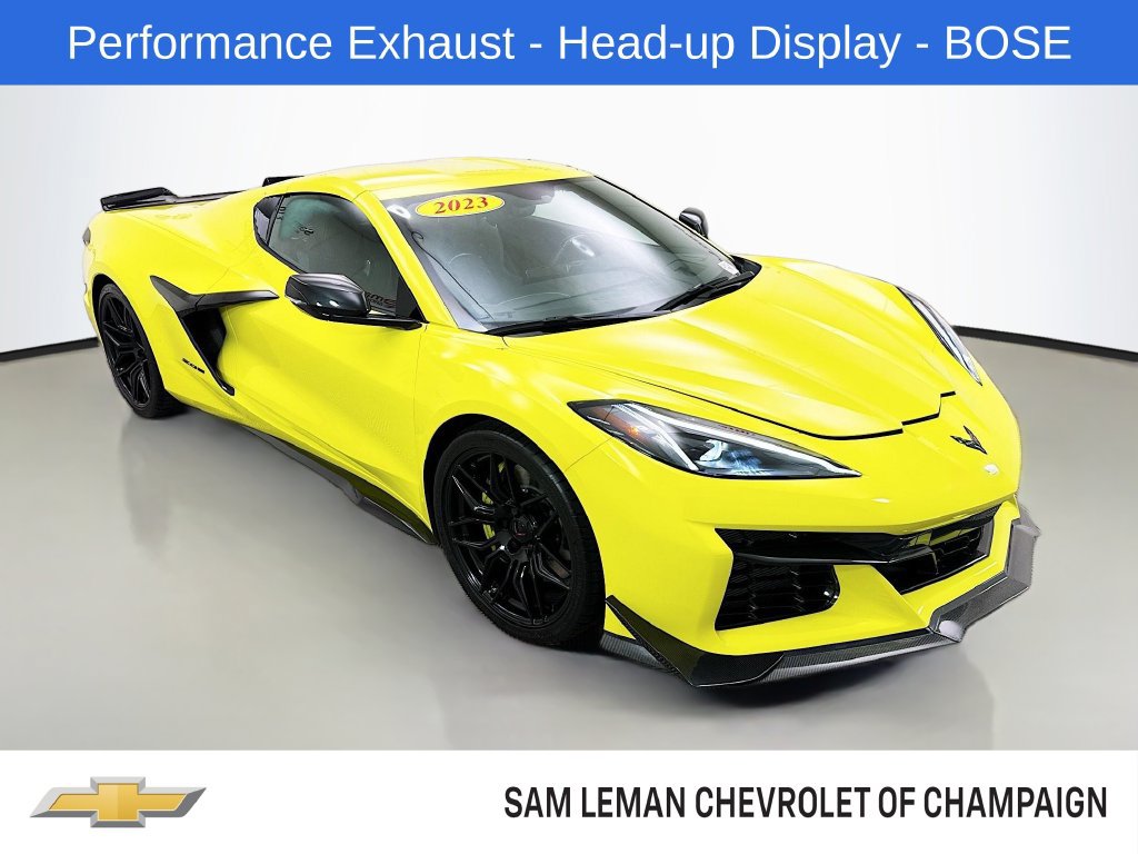 Used 2023 Chevrolet Corvette Z06 w/ Engine Appearance Package RWD image 1