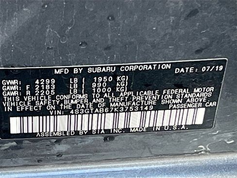 Used 2019 Subaru Impreza 2.0i w/ Eyesight image 29