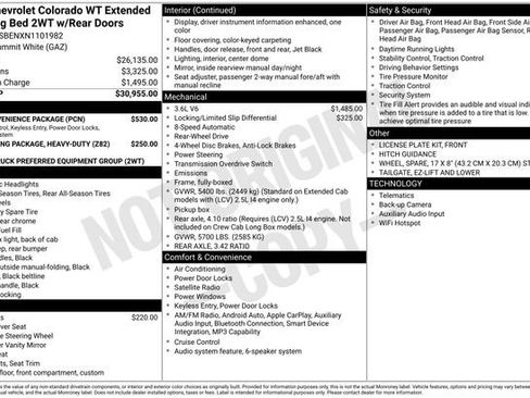 Used 2022 Chevrolet Colorado W/T w/ WT Convenience Package image 5