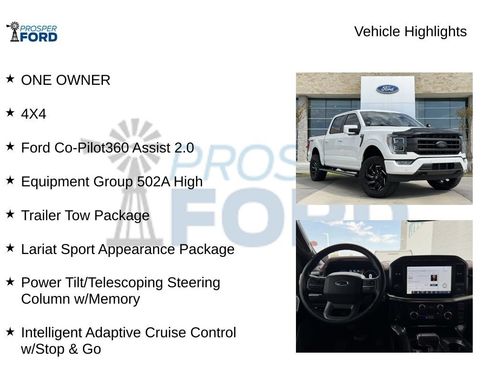 Used 2023 Ford F150 Lariat w/ Equipment Group 502A High AWD/4WD image 5
