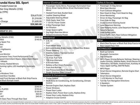 Used 2026 Hyundai Kona SEL Sport FWD image 7