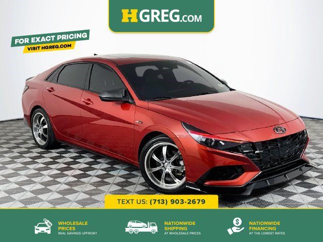 Used 2021 Hyundai Elantra N Line w/ Cargo Package FWD image 1