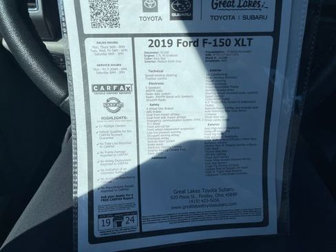 Used 2019 Ford F150 XLT w/ Equipment Group 302A Luxury AWD/4WD image 27