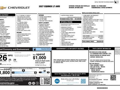 New 2027 Chevrolet Equinox LT w/ Convenience Package II