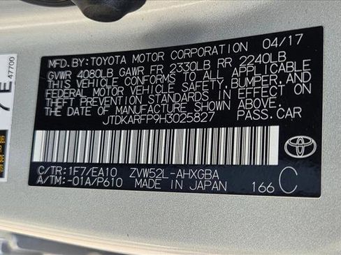 Certified 2017 Toyota Prius Prime Advanced image 24