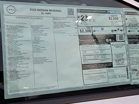 New 2025 Nissan Murano SL AWD/4WD image 15