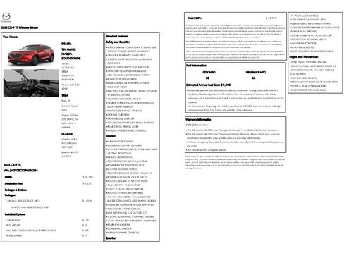 Used 2023 MAZDA CX-9 Touring image 9