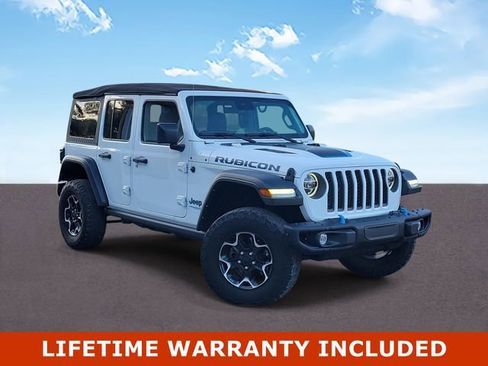 Used 2021 Jeep Wrangler Unlimited Rubicon 4xe w/ Steel Bumper Group image 1