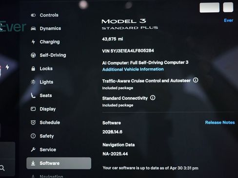 Used 2020 Tesla Model 3 Standard Range Plus RWD image 7
