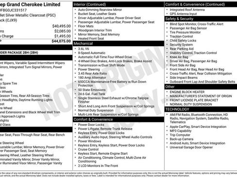 Used 2018 Jeep Grand Cherokee Limited image 36