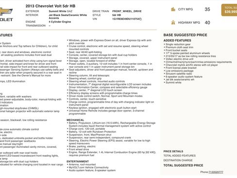 Used 2013 Chevrolet Volt image 5