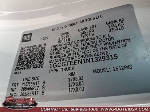 Used 2022 Chevrolet Colorado ZR2 w/ LPO, Power Package AWD/4WD image 34
