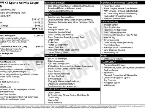 Used 2023 BMW X4 xDrive30i w/ Premium Package image 17