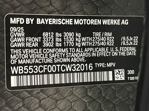 Used 2026 BMW iX xDrive60 w/ M Sport Package AWD/4WD image 25