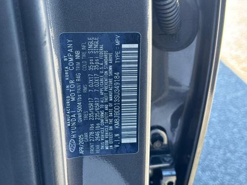 Certified 2025 Hyundai Tucson Blue image 35