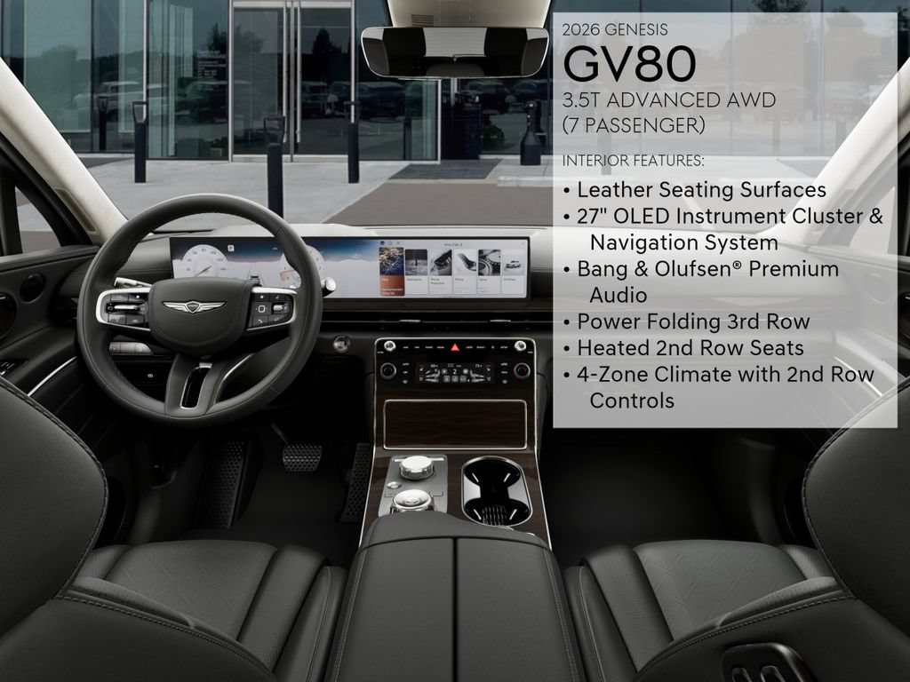 New 2026 Genesis GV80 3.5T Advanced AWD/4WD image 17