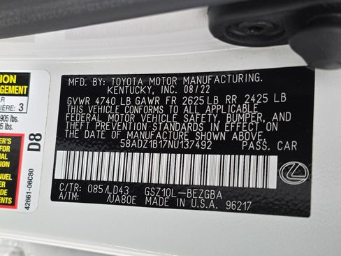 Used 2022 Lexus ES 350 ES 350 image 35