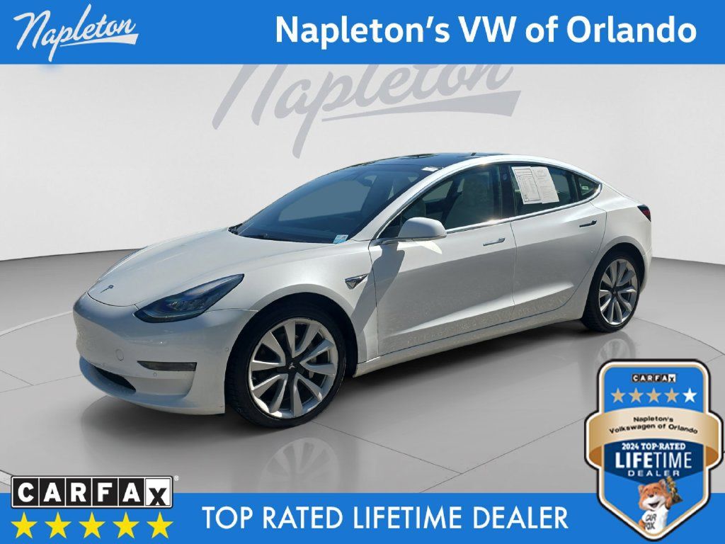 Used 2020 Tesla Model 3 Long Range AWD/4WD image 1