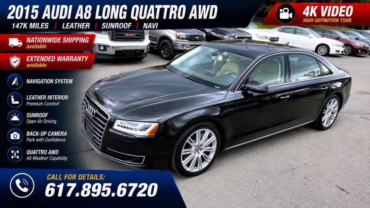 Used 2015 Audi A8 L 4.0T w/ Premium Package AWD/4WD image 1