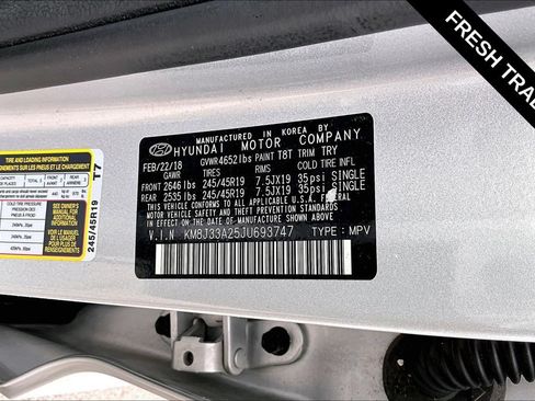 Used 2018 Hyundai Tucson Limited w/ Ultimate Package 02 FWD image 17