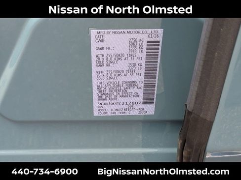 New 2026 Nissan Pathfinder Platinum image 20