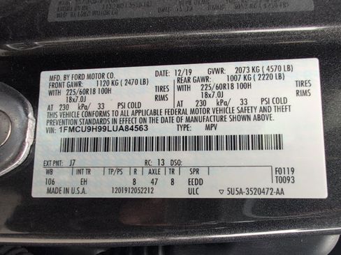 Used 2020 Ford Escape SEL image 31