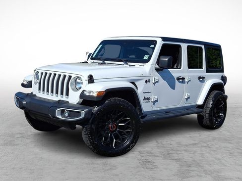 Used 2022 Jeep Wrangler Unlimited Sahara w/ Cold Weather Group AWD/4WD image 1