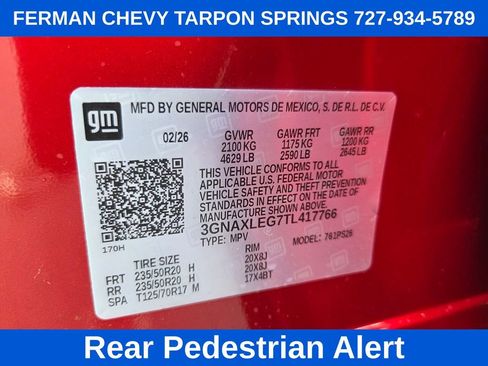 New 2026 Chevrolet Equinox RS w/ Convenience Package III image 22