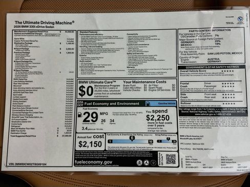 New 2026 BMW 330i xDrive Sedan w/ M Sport Package AWD/4WD image 47
