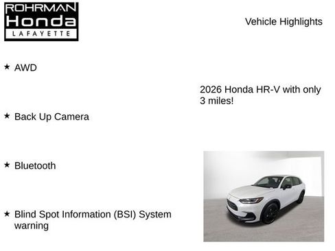 New 2026 Honda HR-V Sport image 7