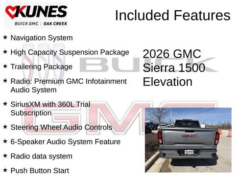 New 2026 GMC Sierra 1500 Elevation AWD/4WD image 2