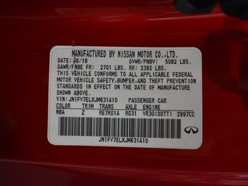 Used 2018 INFINITI Q60 Red Sport 400 w/ Pro Active Package AWD/4WD image 23