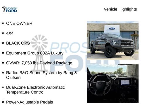 Used 2020 Ford F150 Raptor w/ Equipment Group 802A Luxury AWD/4WD image 5