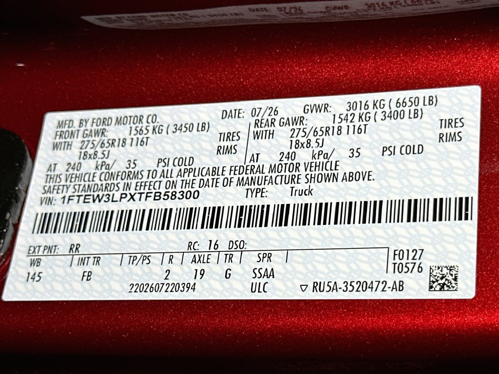 New 2026 Ford F150 XLT w/ Equipment Group 302A MID AWD/4WD image 18