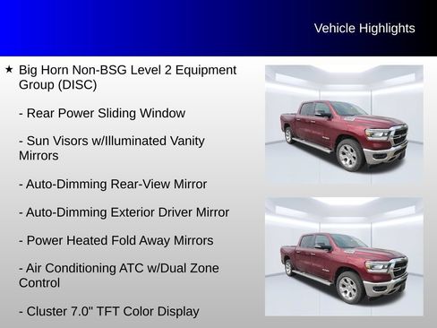 Used 2019 RAM 1500 Big Horn AWD/4WD image 12