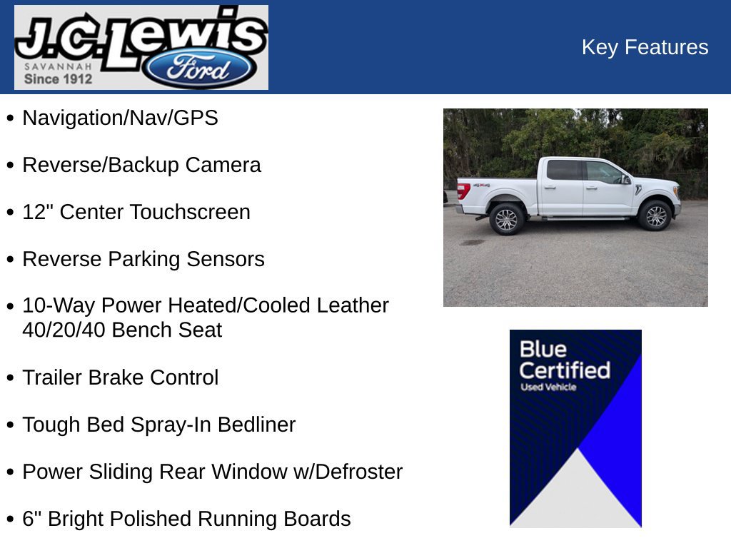 Used 2022 Ford F150 Lariat w/ Equipment Group 501A Mid AWD/4WD image 31