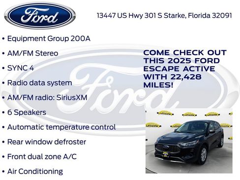 Certified 2025 Ford Escape Active AWD/4WD image 17