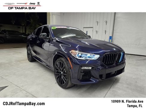 Used 2020 BMW X6 M50i w/ Executive Package AWD/4WD image 1