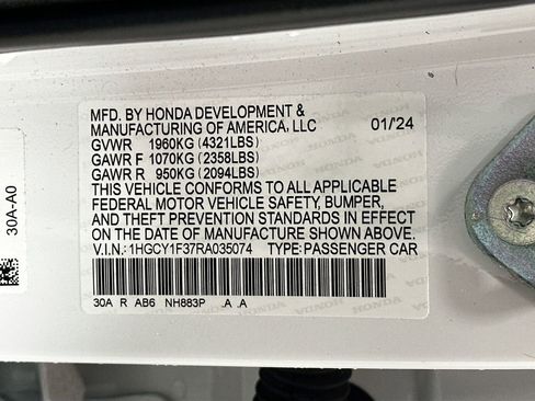 Used 2024 Honda Accord EX image 32
