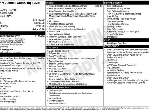 Used 2024 BMW 228i Gran Coupe w/ Convenience Package FWD image 6
