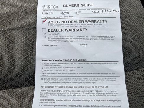 Used 2012 Chevrolet Express 3500 Work Van image 34