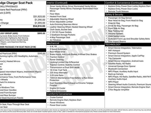 Used 2023 Dodge Charger Scat Pack w/ Technology Group RWD image 35