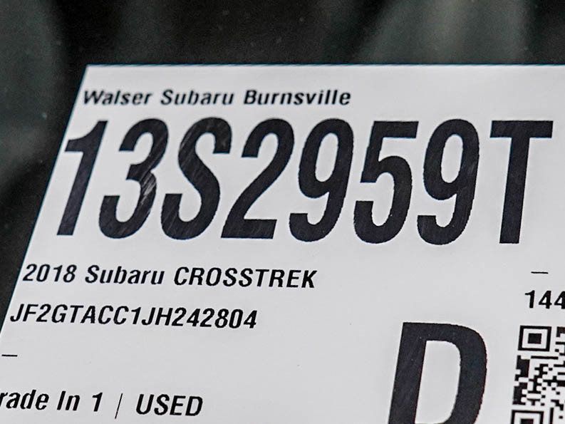 Used 2018 Subaru Crosstrek 2.0i Premium w/ Moonroof Package AWD/4WD image 28