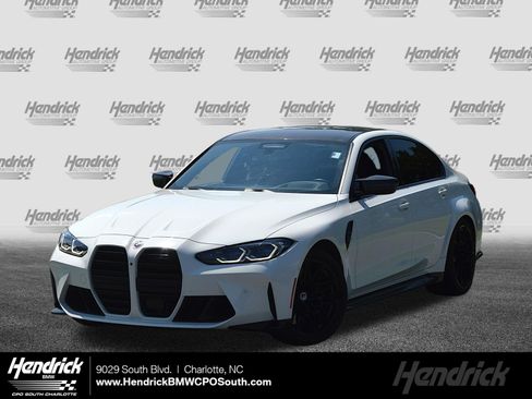 Used 2022 BMW M3 Competition w/ M Carbon Exterior Package AWD/4WD image 1