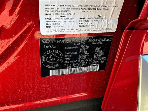 Used 2023 Hyundai Santa Fe Calligraphy AWD/4WD image 6