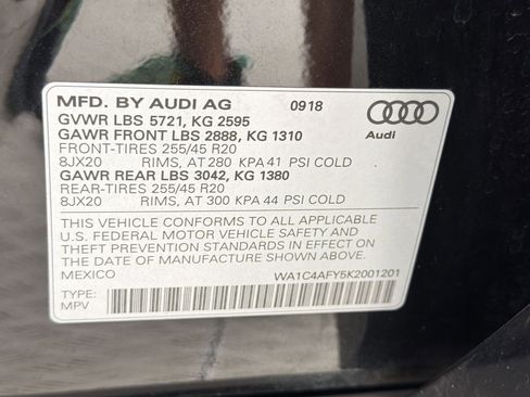 Used 2019 Audi SQ5 Prestige w/ Prestige Package image 20