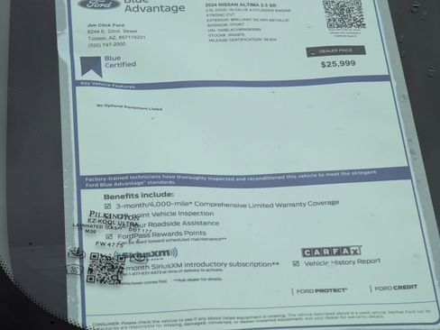 Used 2024 Nissan Altima 2.5 SR image 12