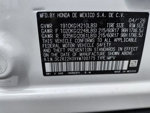 New 2027 Honda HR-V LX image 19