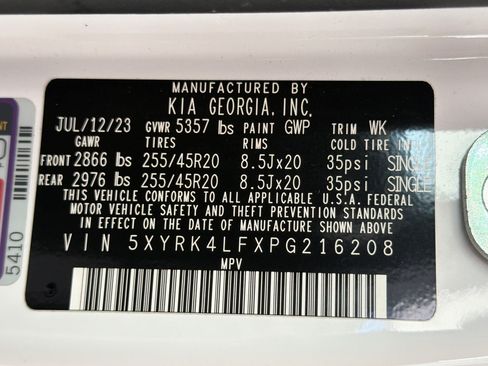 Used 2023 Kia Sorento SX FWD image 27